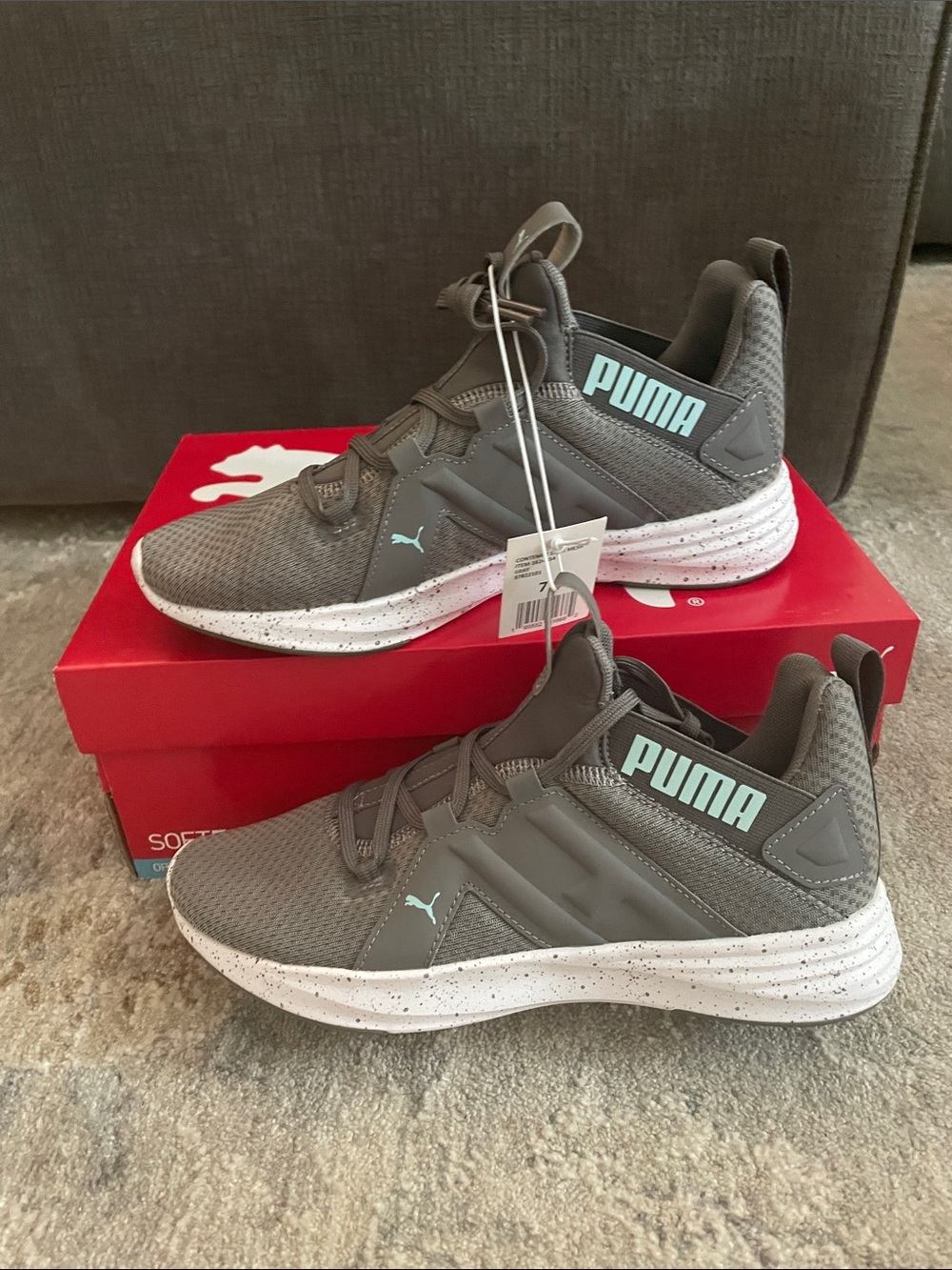 Women’s Demi Mesh Puma Gray Sneakers Sz 7.5